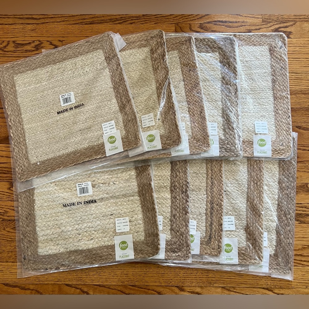 Food Network - Jute Woven Table Placemats